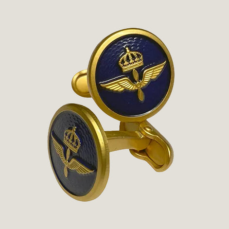 Manschettknapp m emalj, Flygvapnet