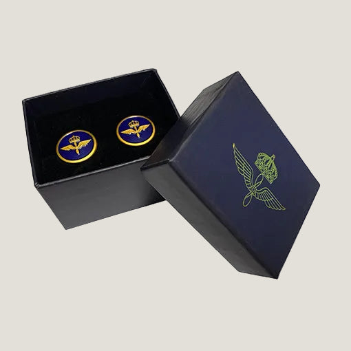 Manschettknapp m emalj, Flygvapnet